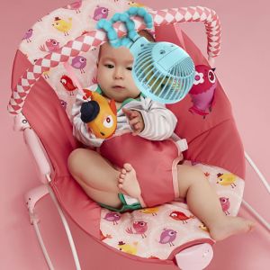 Babyshopp מוצרי תינוקות מיני מאוורר נטען לתלייה על עגלה, סלקל, או סתם למשרד